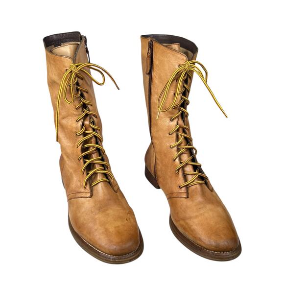 Cole Haan X NikeAir Brielle Tan Soft Leather Lace Up Chukka Boots Size US 7.5 - Picture 5 of 11